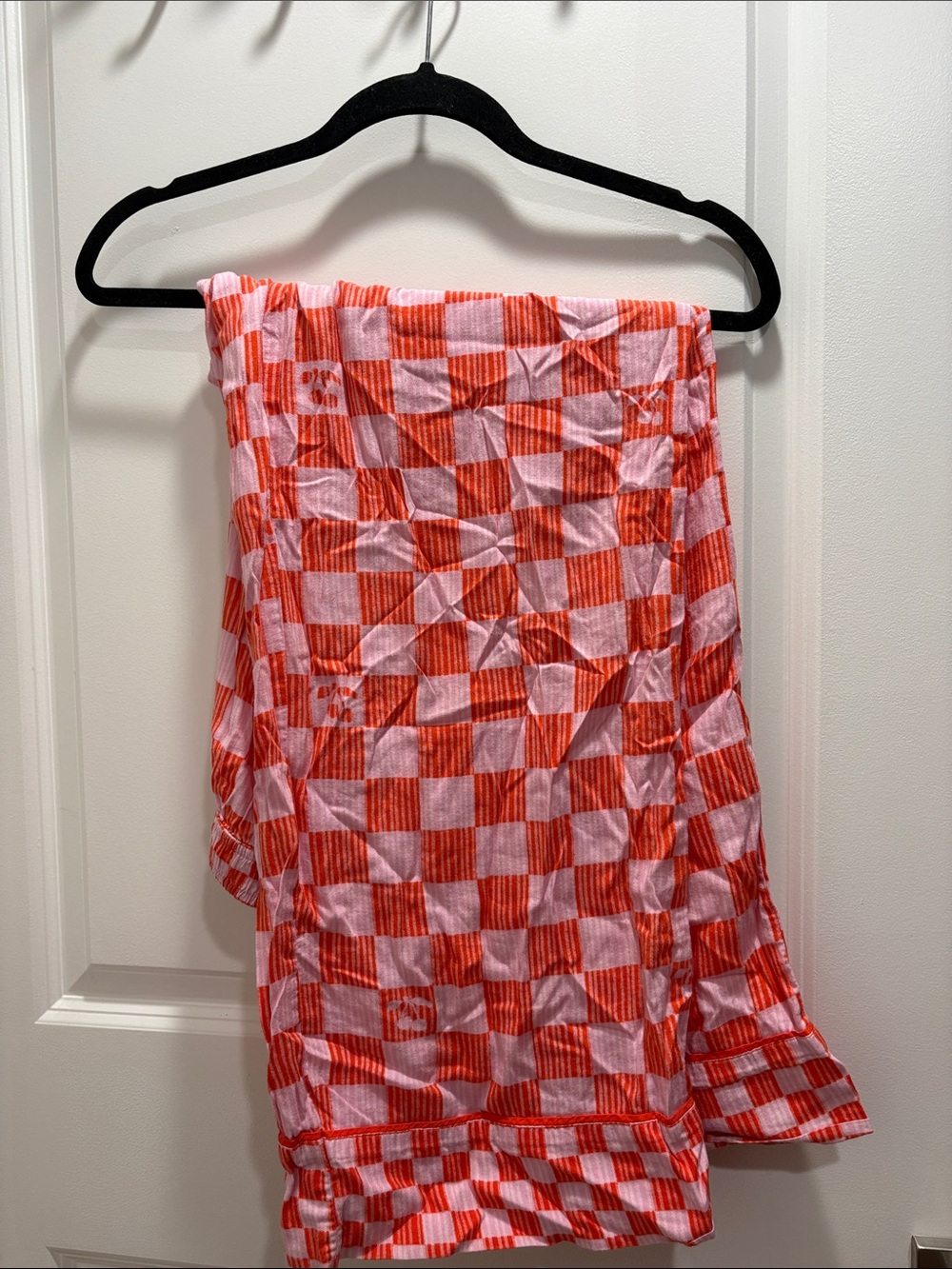 Checked Red & Pink Button-Up Shirt - Picture 3 of 3